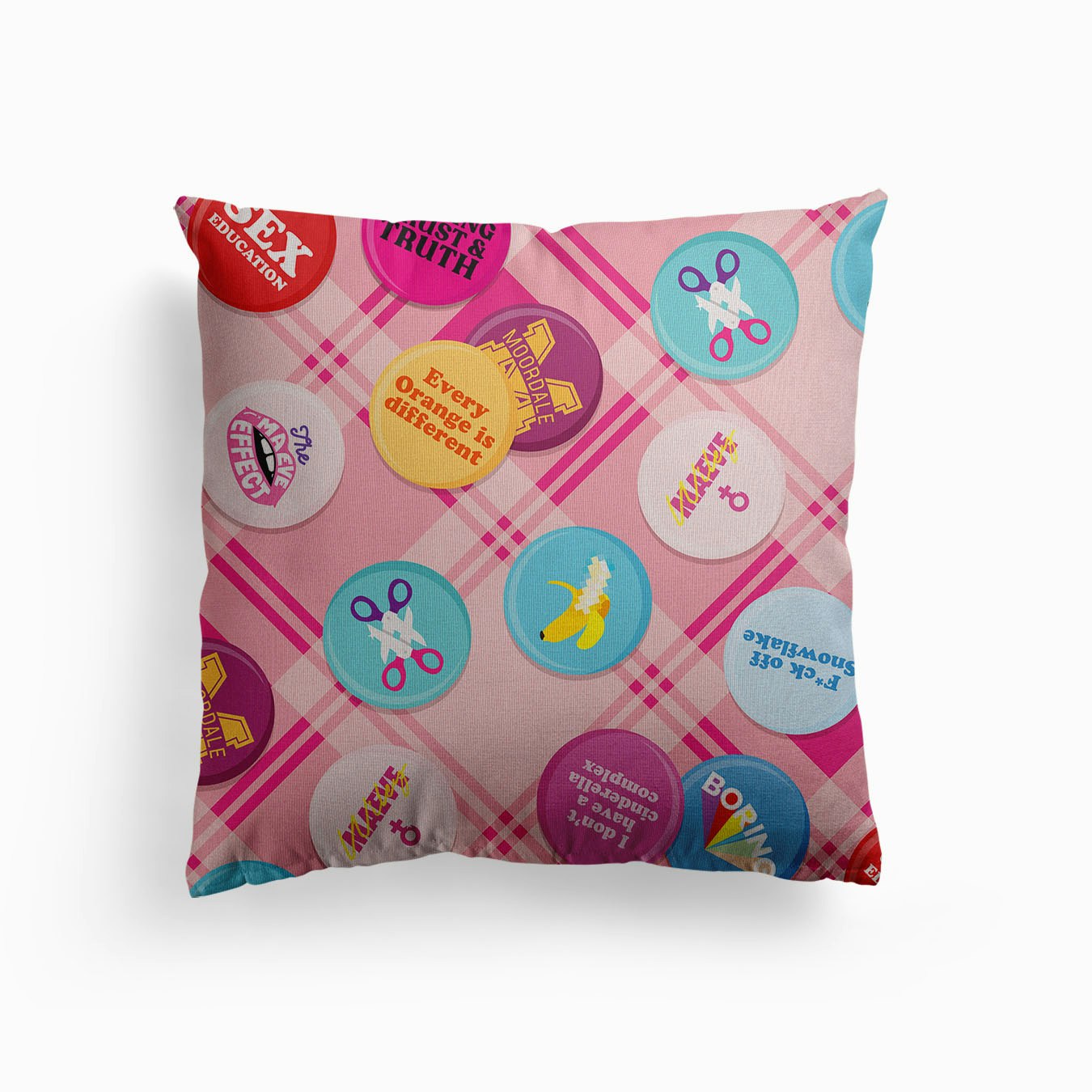 Buttons Canvas Cushion By Netflix Sex Education Art Prints And Posters Fy
